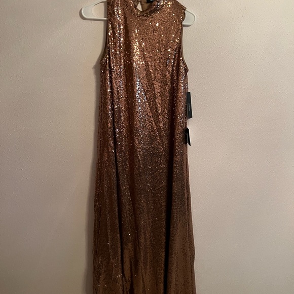 Sequin Maxi Party Dress - Picture 2 of 5